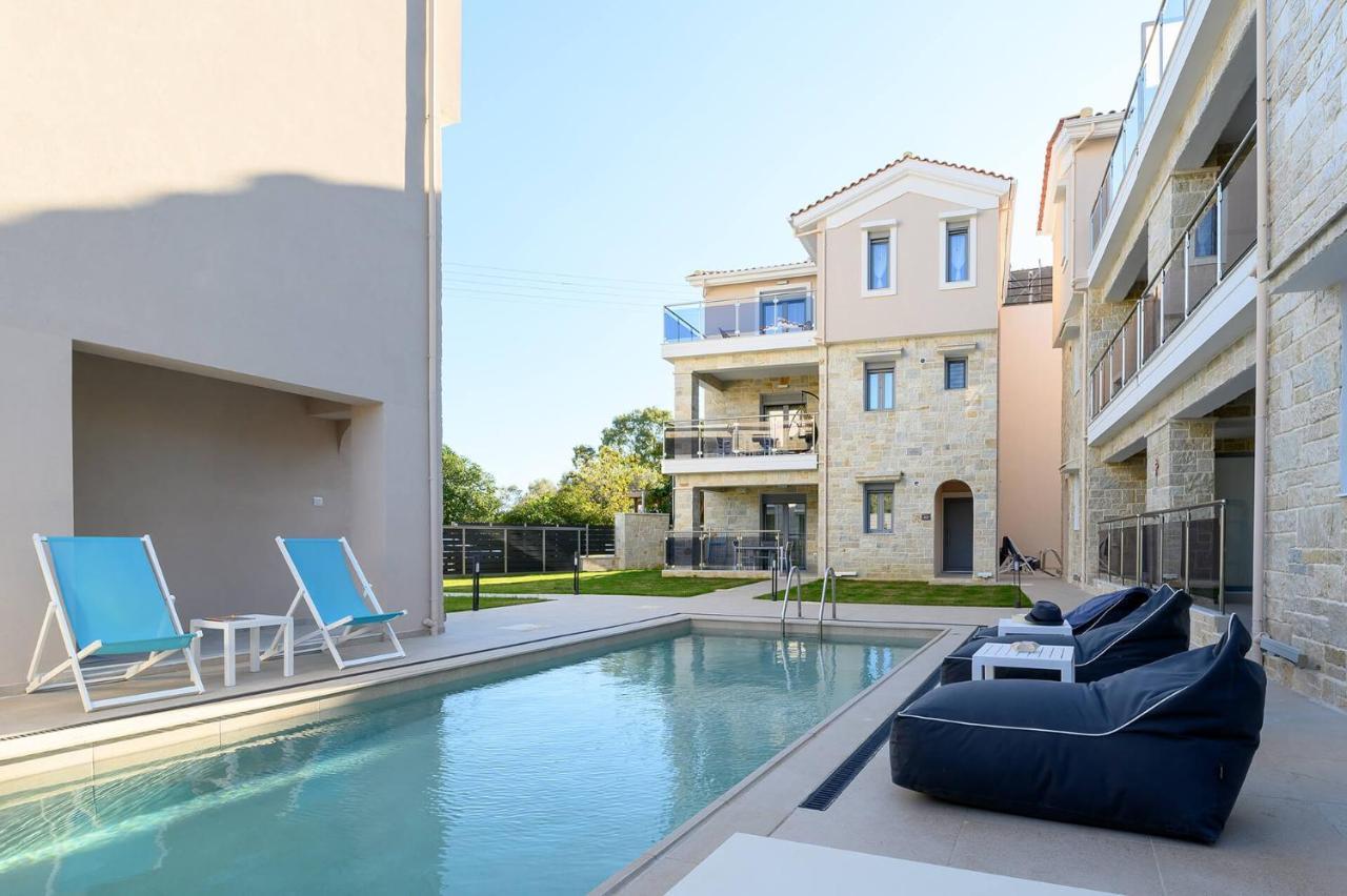 Momento Luxury Apartments Walking Distance From The Beach Nikiana Dış mekan fotoğraf